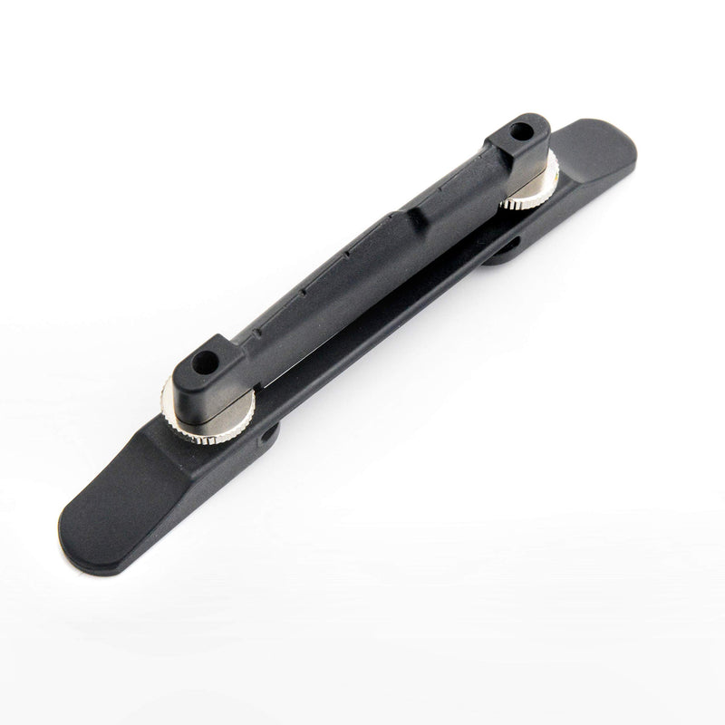 PS-7552-N0, Archtop Jazz Bridge, Low Profile with Nickel Screw Finish