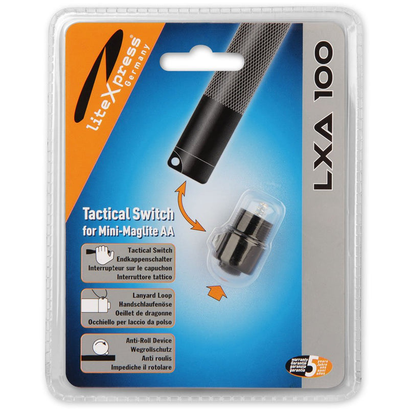 LiteXpress Tactical Switch LXA100 End Cap Switch for Mini Mag AA (LED)