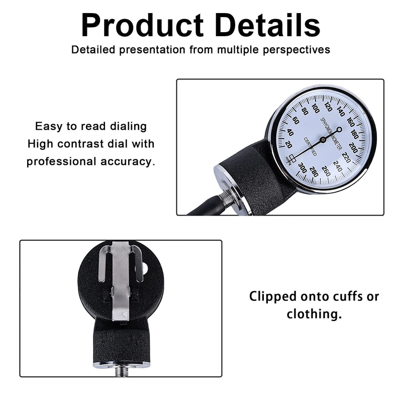 Manual Blood Pressure Monitor: Blood Pressure Monitor Manual Blood Pressure Cuff Home Blood Pressure Cuff Kit Blood Pressure Cuff with Stethoscope with Zip Case