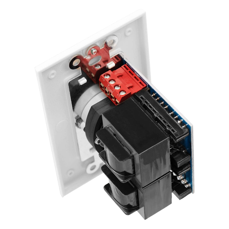 [AUSTRALIA] - OSD 100W in Wall Volume Control Impedance Matching for Home Speakers, Rotary Knob White SVC100 White/Ivory/Almond 