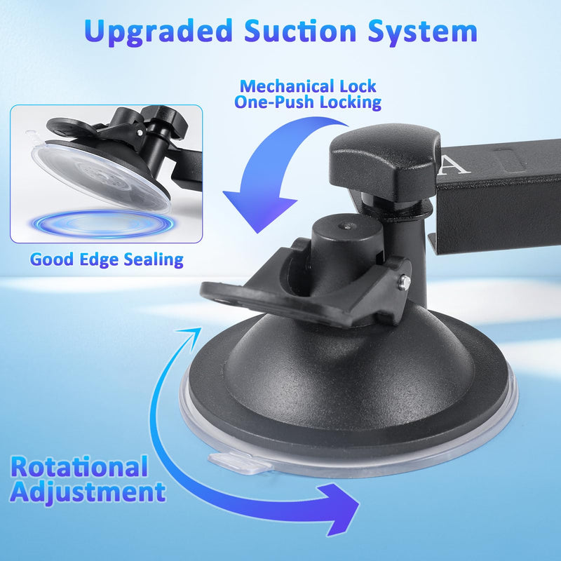 Starlink Mini Car Suction Cup Mount, Strong Adsorption for Car Windows & Sunroofs, Stable Mounting Kit Ensures Reliable Satellite Signal During Vehicle/Boat Travel, Perfect for Road Trips 4 Suction Cups