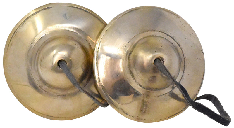 Mudra Crafts Tibetan Tingsha Bells - Yoga Chimes with Tingsha Cymbals for Meditation 2.5 Inches Plain