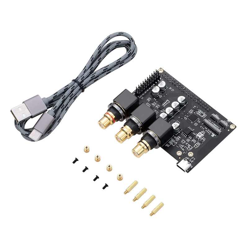 Khadas Tone Board High Resolution Audio Board VIMs, Compatible(Generic Edition) for Desktop PCs/Laptop PCs/Edge, Raspberry PIS and Other SBCs/All Other Devices via Included USB-C to USB-A 2.0 Cable Generic Edition