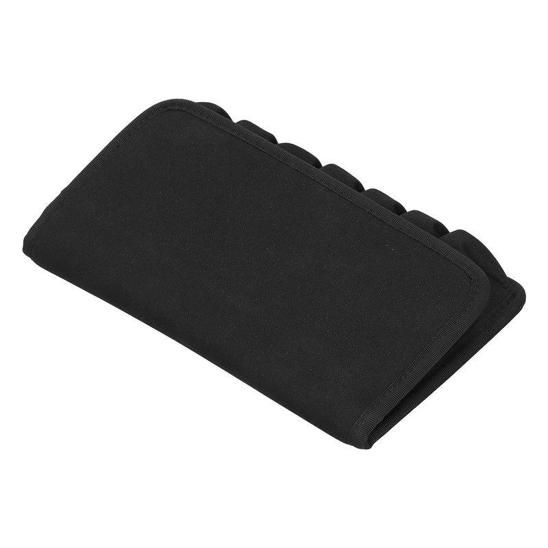 [AUSTRALIA] - 10 Holes Harmonicas Storage Bag, Large Capacity Soft Harmonica Carry Case, Portable Eva Shockproof Cloth Harmonica Cases Storage Case for 7 Harmonicas Storage (Black) 