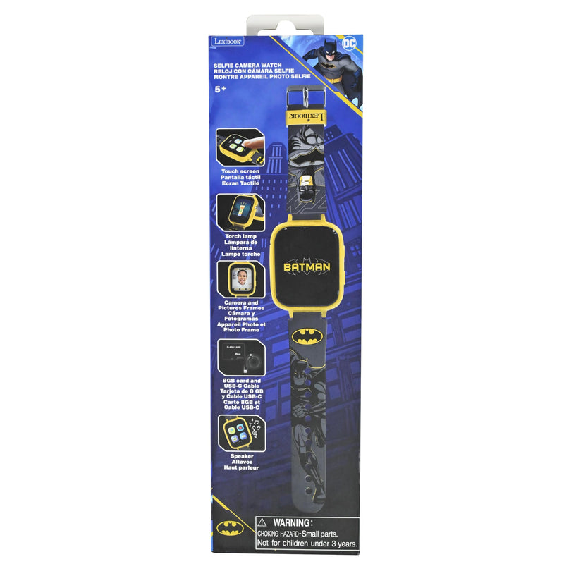LEXiBOOK, Batman Camera Watch DMW070BAT | HD touch screen, camera, MP3, speaker, pedometer, 5 games