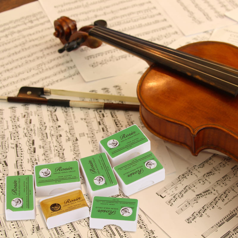 Violin Rosin 10 Pack Low Dust Natural Rosin for Violin, Viola, Cello Bows
