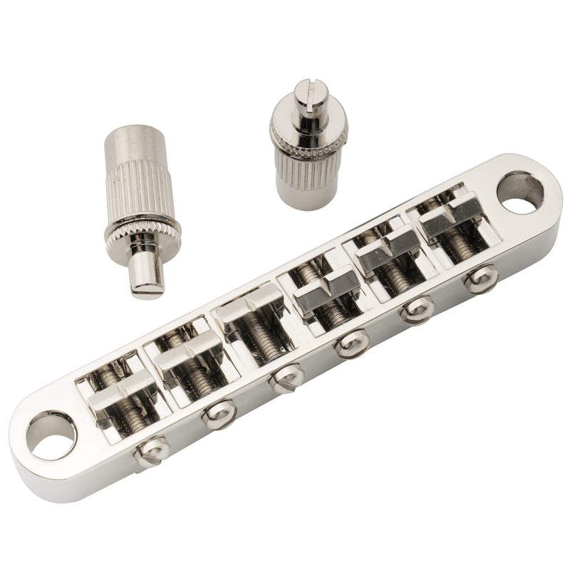 [AUSTRALIA] - Musiclily Pro 52mm Tune-O-Matic Bridge Wide Body LP Bridge for Epiphone Les Paul SG Style Electric Guitar Parts, Nickel 