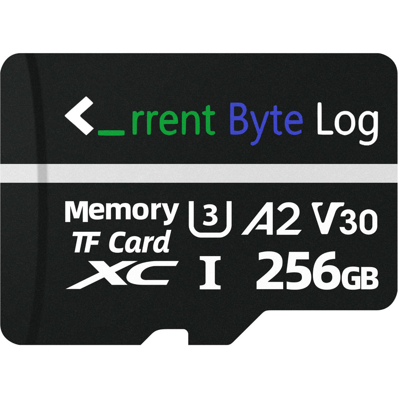 [AUSTRALIA] - 1 x 256GB Micro SD Card with Adapter, V30, A2, U3, UHS-I, C10 | 4k Drones, Dash Cams, Security Cameras, Phones, Cameras 