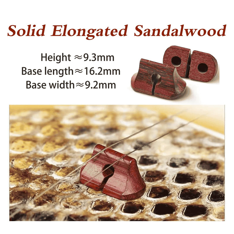 [AUSTRALIA] - 4pcs Professional Sandalwood Erhu Bridge Accessories for Enhanced Sound Replacement Parts for Erhu Performers Bridge*4 