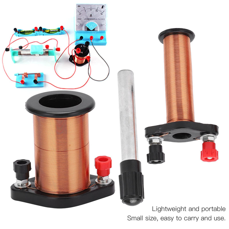 Demonstration Induction Coil, Primary Secondary Coil Physical Electromagnetic Induction Coil Experiment Device Magnetic Wire Coil for Physics Teaching