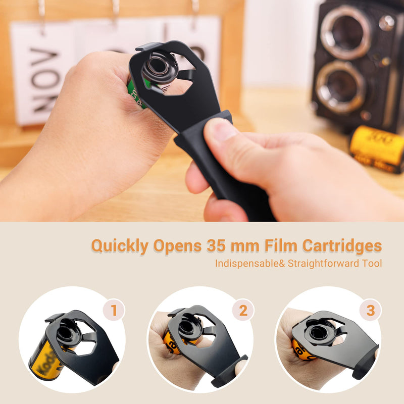 35mm Film Cassette Opener,Film Cassette Cartridge Removal Darkroom Tool