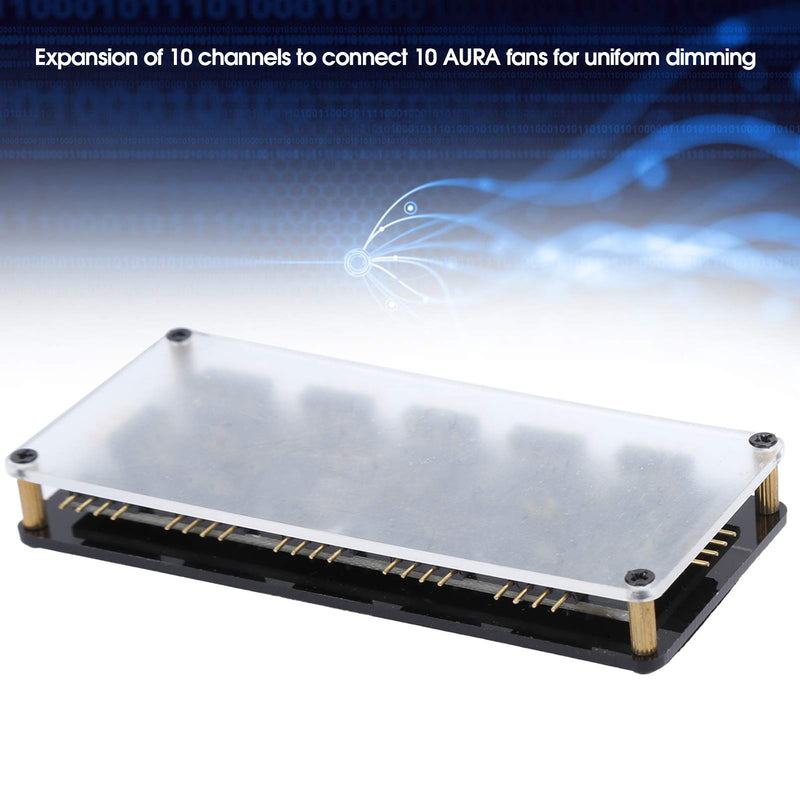 12V 4-pin RGB LED Splitter 11-Port Hub RGB Controller HUB Controller for PC Computer Desktop Motherboard