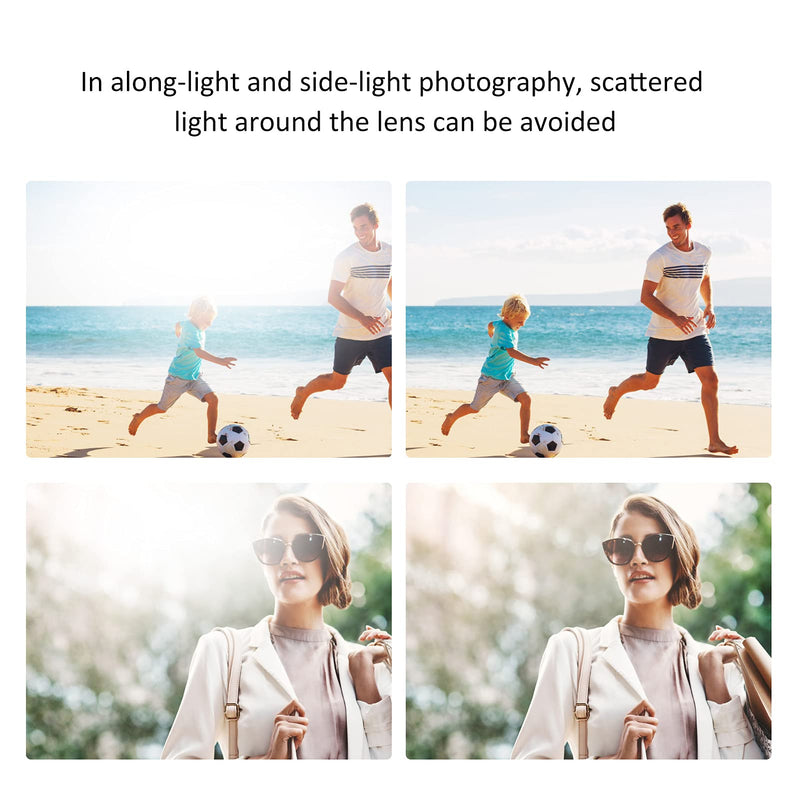 [AUSTRALIA] - Zyyini Lens Hood, ET-83C ABS White Reversible Camera Lens Shade Digital SLR Camera Lens Sun Shade,for EF 100-400mm f/4.5-5.6L is USM Lens 