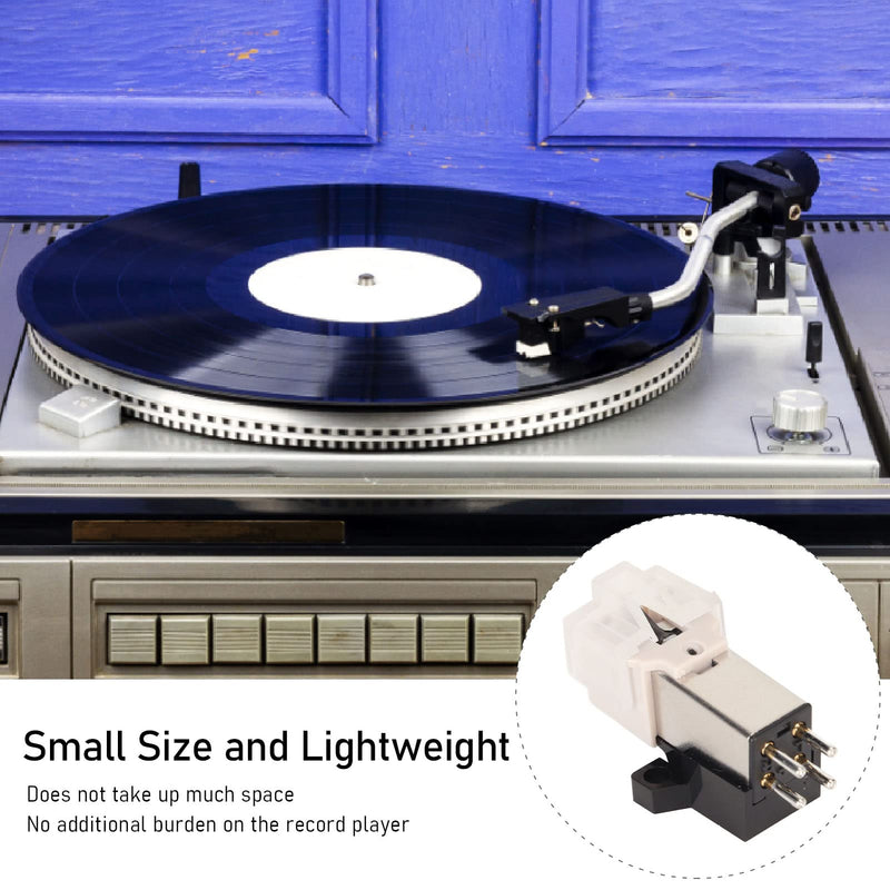 AT-3600L Magnetic Cartridge, Magnetic Cartridge with Needle, High Accuracy Replacement Magnet Turntable Cartridge for Turntable Record Player