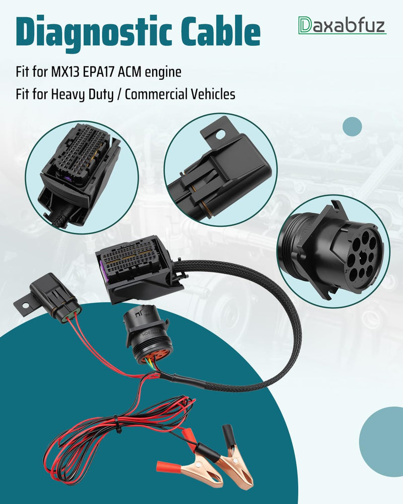 Diagnostic Cable Fit for Paccar MX13 EPA17 ACM Engine