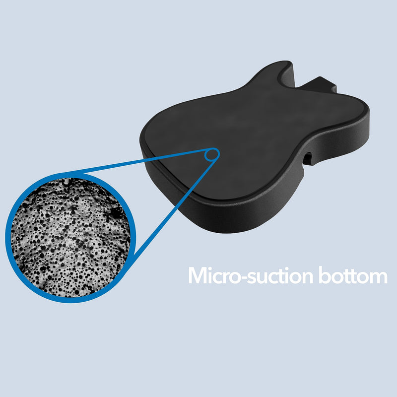 [AUSTRALIA] - Cable Cup Fender® Pick & Cable Holder | Adhesive-Free Amp-Top or Tabletop Tray Using Microsuction Technology | Tele® Body Shape Tele Body 