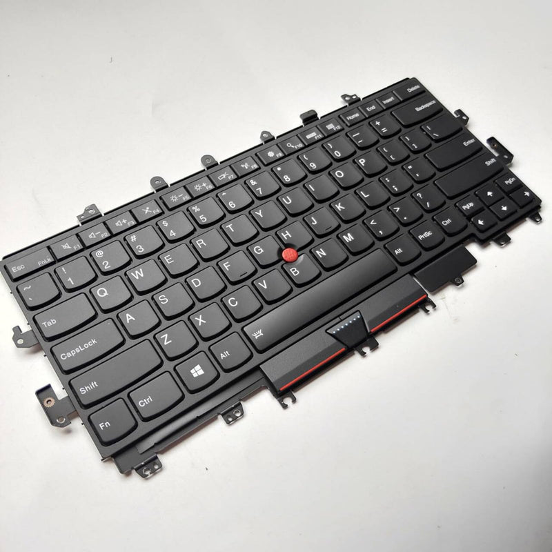 Laptop Replacement US Layout with Backlight with Pointer Keyboard for Lenovo ThinkPad X1 Yoga 1st gen 20FQ 20FR 2016 Black Frame 000PA054 00PA042 NSK-Z80BW SN20H34910 SN20H34951