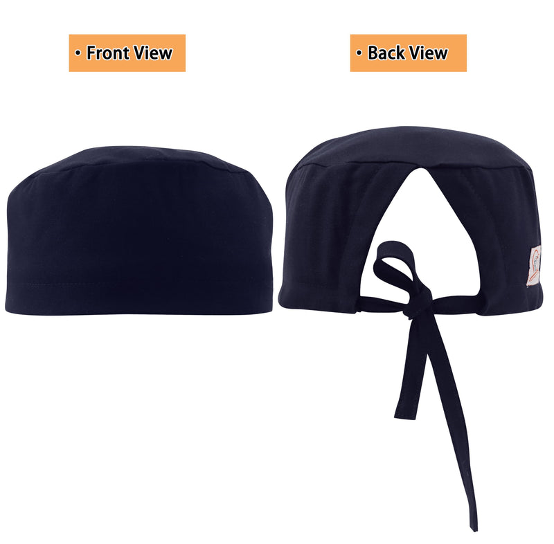 JONATHAN UNIFORM Surgical Caps, Women, Men, Adjustable, Lightweight Fabric with Terry Pad, Surgical Cap, Surgical Cap, Doctor, Nurse Headpiece (Navy Blue) navy