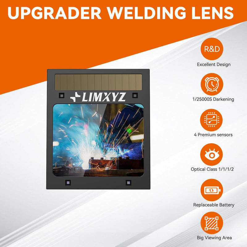 [AUSTRALIA] - Auto Darkening Welding Lens True Color 5.24"x4.49" with 4 Arc Sensors, Adjustable Shade 4/9-13 for Welding Helmets/Hoods | Automatic Darkening Lens & Premium Welding Helmet Accessories L-001 