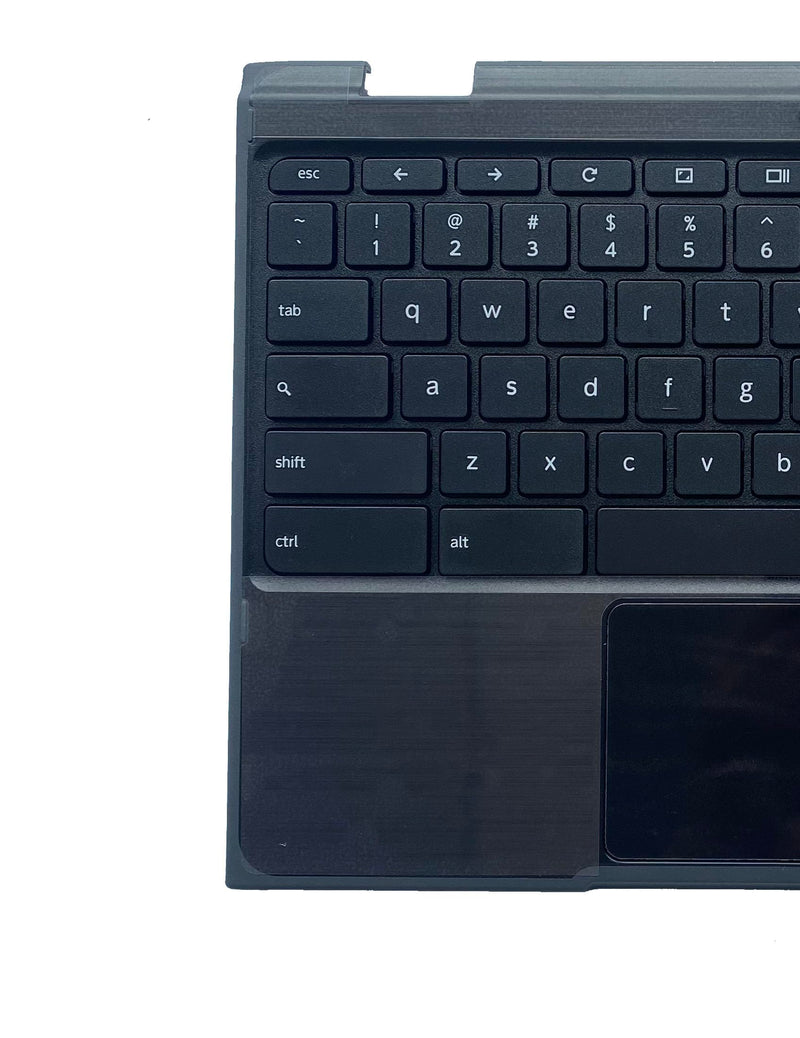 Replacement for Lenovo 500E Chromebook 2nd Gen (81MC) Laptop Upper Case Palmrest Non-Backlit Keyboard Touchpad Assembly Part 5CB0T79601 Black