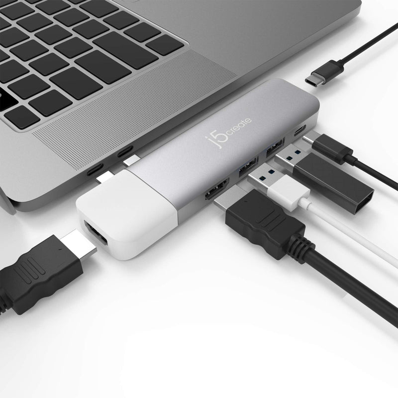 j5create Ultradrive Type-C Dual-Display Modular Dock