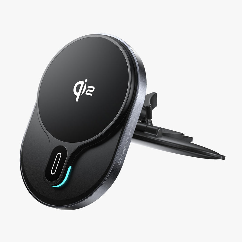 HURMAI for Qi2 CD Car Mount Charger 15W MagSafe Wireless Charger for iPhone | For Qi2 15W MagSafe wireless charge. CD slot mount. For iPhone 17-12 & Galaxy S25. Magnetic hold for bumpy roads.