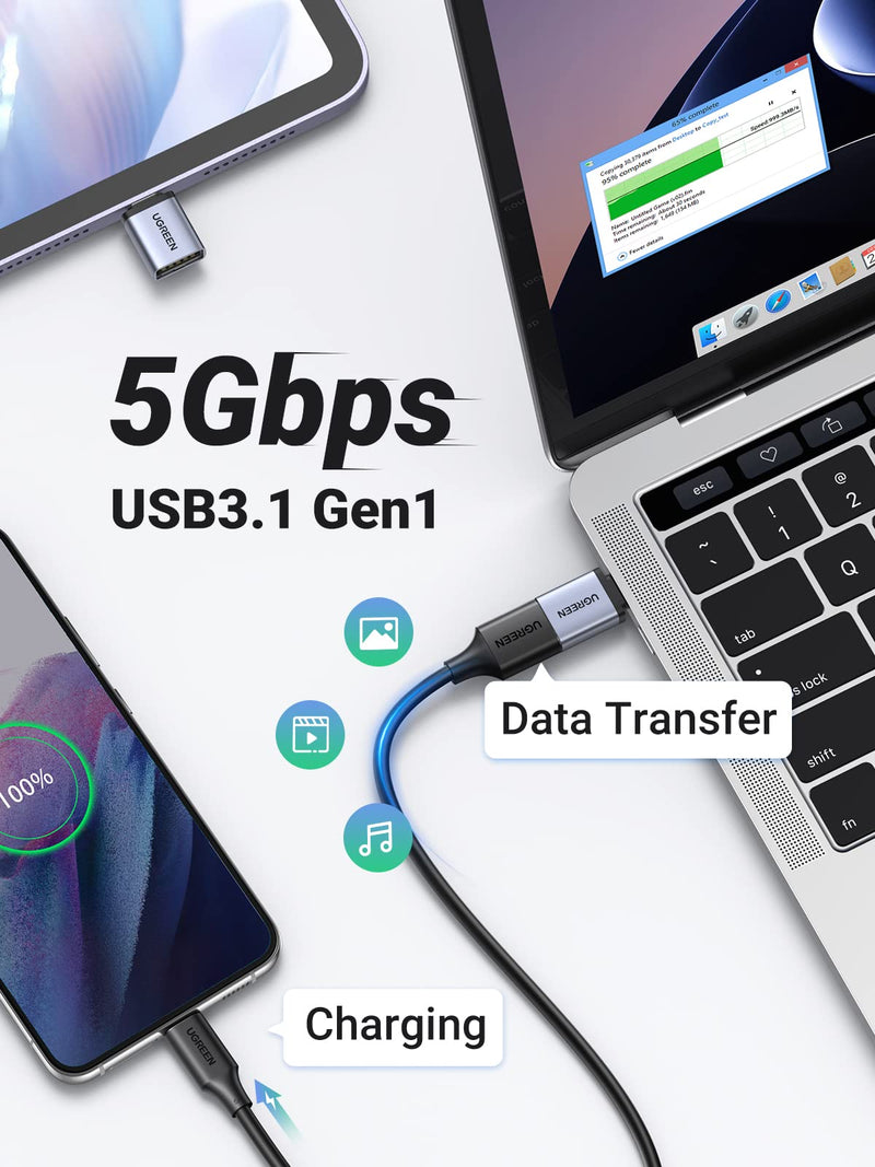 UGREEN USB Switch Selector - 2-Port, 4 Device Sharing, Includes USB C 3.0 Adapter (2 Pack)