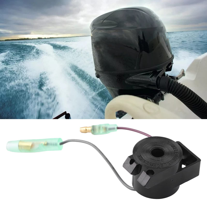 Outboard Audio Warn Alarm, Outboard Engine Remote Control Box 816492A1 Single and Double Key Panel Replacement Boat Warn Alarm Universal Fits for New Marine ALARM ASSY