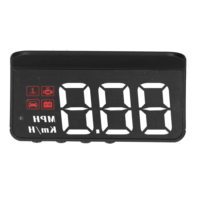 Car Head Up Display, HUD Display Windshield Projector Multi‑Function Gauge Warning Alarm Fatigue Driving Reminder