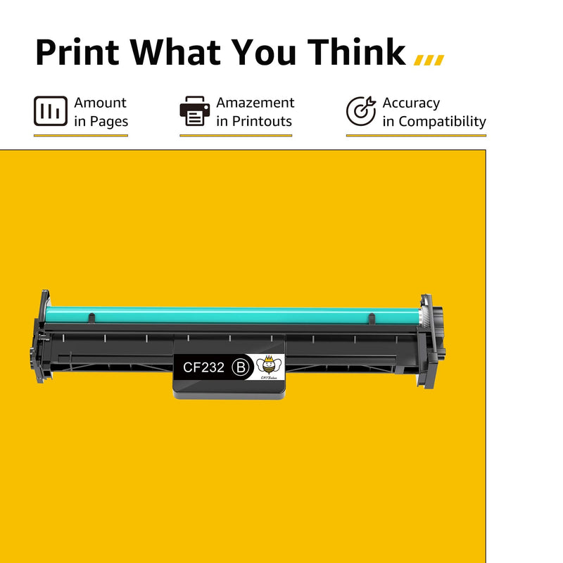 CMYBabee Compatible Drum Unit Replacement for HP 32A CF232A Drum for HP Pro M203dw M148dw M227fdw M118dw M148fdw M227fdn Printer (Black, 1 Pack)