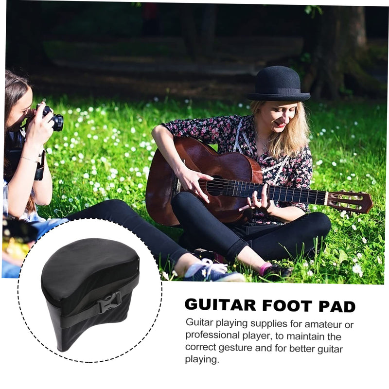 Foot Stand for Guitar Lap Guitar Ukulele Cushion Classical Rest Mat Arm Pad Floor Mat Black Guitar Playing Rest Pad Guitar Leg Rest Guitar Foot Rest Classical Guitar Cushion
