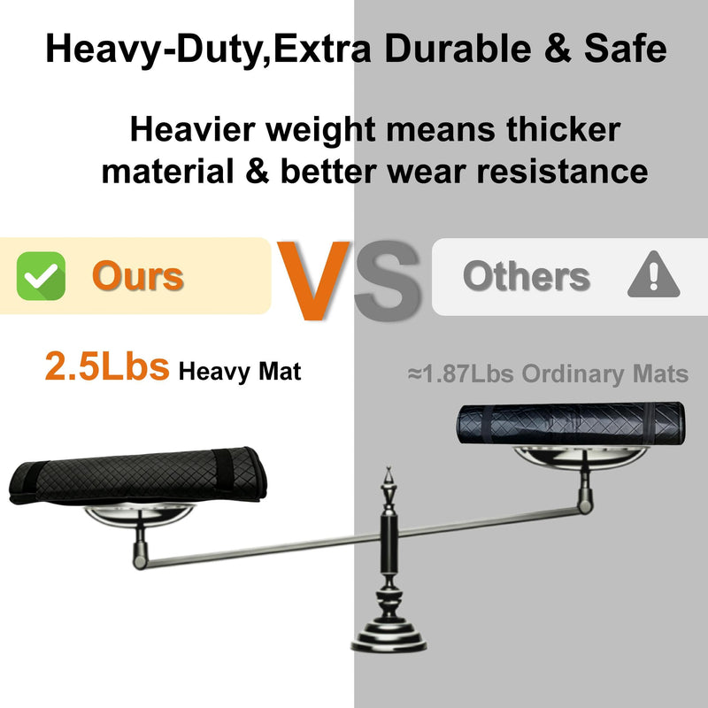 Upgraded Rolling Creeper Mat, 2.5Lbs Heavy-Duty Thick Reinforced | 4-Layer for Low Clearance, Foldable, Under Car Repair, Portable Storage Bag, Portable Mechanics Mat, Cool Gifts, 60"x28" 60"x28"