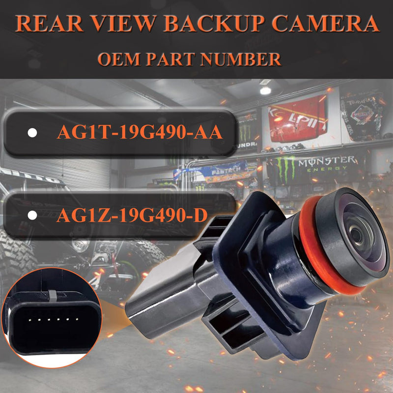 Car Rear View Back up Camera HD Fit for Ford Taurus 2010 2011 2012, Park Assist Backup Camera Safety w/Reverse Trajectory Replace OEM# AG1T-19G490-AA AG1Z-19G490-D