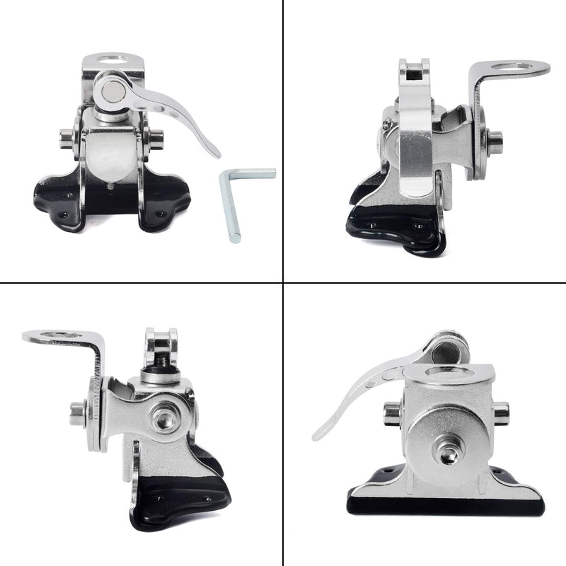 [AUSTRALIA] - UAYESOK Car Antenna Mount Bracket Clip Trunk Lid Hatchback Mobile Radio Antenna Mount Base with 5M/16.4ft SO239 to PL-259 RG-58 Coax Cable for Vehicle Car HAM Radio Antenna 