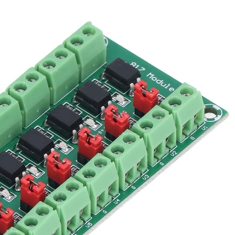 Optocoupler Insulation Board 3.6-30V Optocoupler Isolation Module 8 Channel Signal Converter PCB Material High Level Output