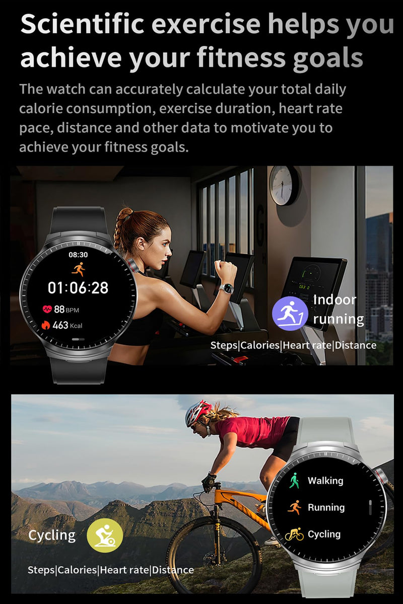 Smart Watch with Earbuds, 2 in 1 Bluetooth Smart Watch, 1.85" HD IPS Screen Smartwatch for Men Women, Fitness Tracker Long Time Standby Men Women Sports Smartwatch