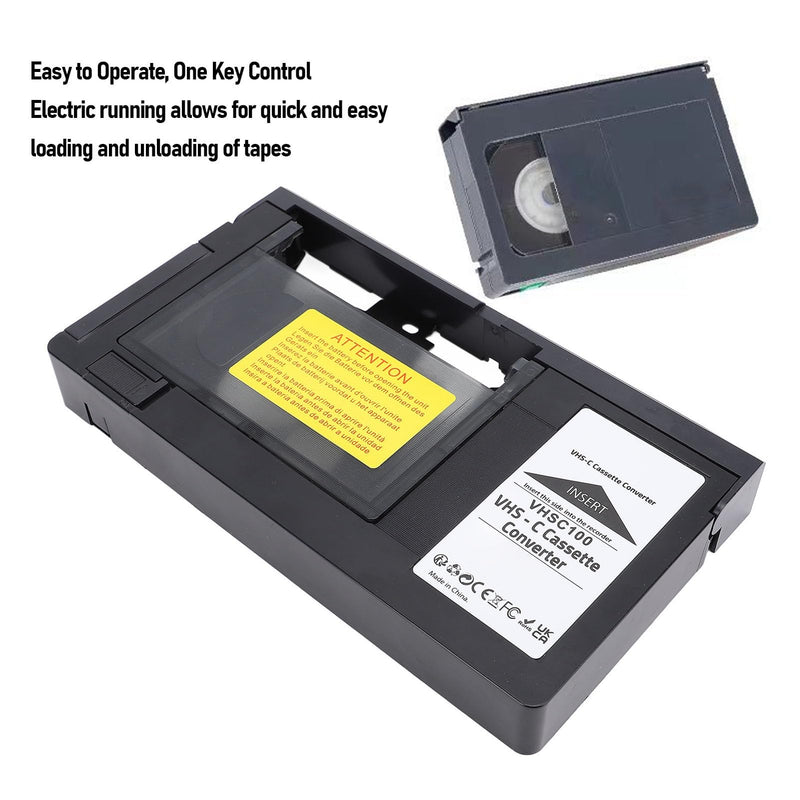 VBESTLIFE Cassette Adapter for Camcorders SVHS VHS C to VHS, for VCR Player, VHS Tapes, Video Cassette Player and VHS to Digital Converting