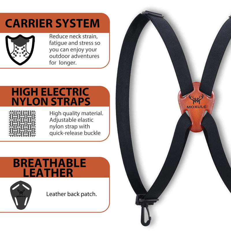 Binocular Harness X-Shaped Strap: Bino Chest Harness Suitable for All Binoculars Hunting,Hiking and Birding