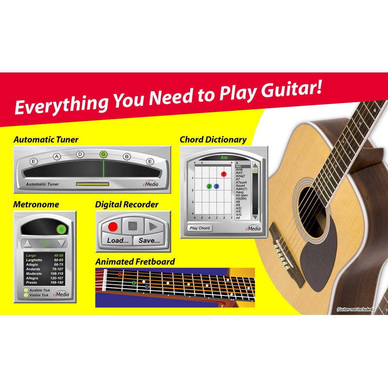 eMedia Guitar For Dummies PC/Mac Disc