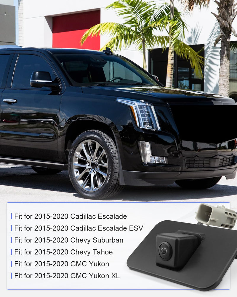 23378804 Backup Camera Rear View Parking Assist Camera Fit for Chevy Suburban Tahoe, for Cadillac Escalade ESV for GMC Yukon XL 2015 2016 2017 2018 2019 2020 Replace 23404613 23432248