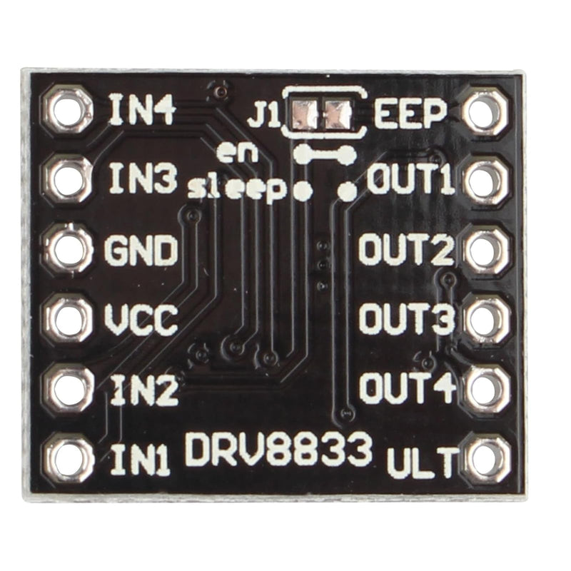 DRV8833 1.5A 2-Channel H Bridge DC Motor Drive Board Ultra Small Volume Motor Drive Module Input Voltage 3-10V Pack of 6