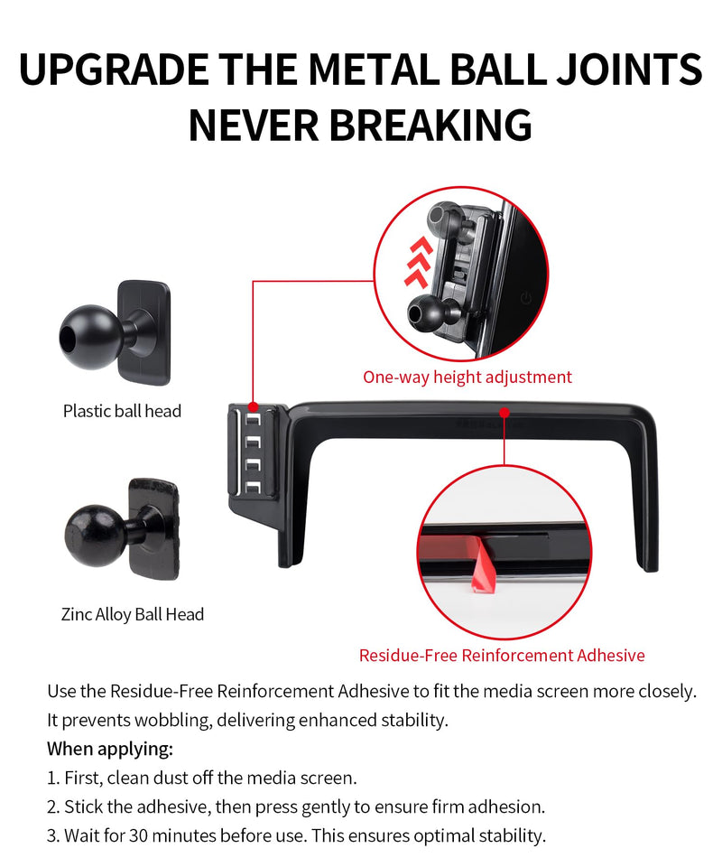 Car Phone Holder for Mercedes-Benz CLA/A-Class/B-Class 2013-2015 5.8"Screen | GLA-Class 2015-2016, Magsafe Accessories Magnetic Cell Phone Mount Clip Compatible with iPhone, 3D fit Navigation Bracket