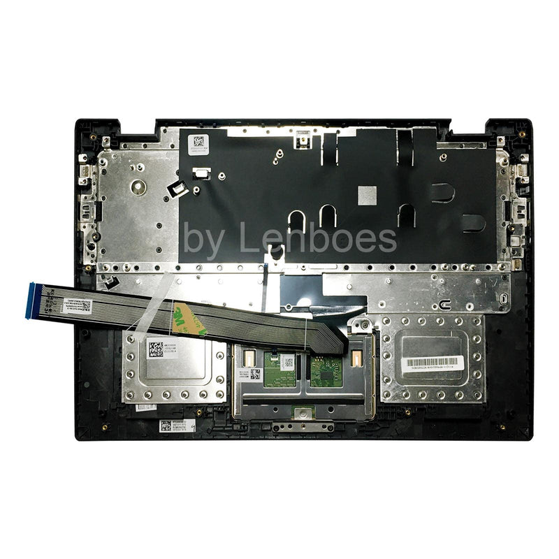 Laptop Palmrest Upper Case Top Cover with US Non-Backlit Keyboard Touchpad Assembly Replacement C Cover for Lenovo Chromebook 14 S345-14AST 81WX 14e 81MH 5CB0S95246