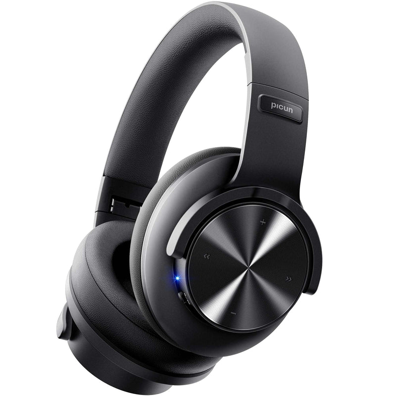 Picun [2PACK] B8 Bluetooth Headphones – Black + Khaki | 120H Playtime | 3 EQ Modes
