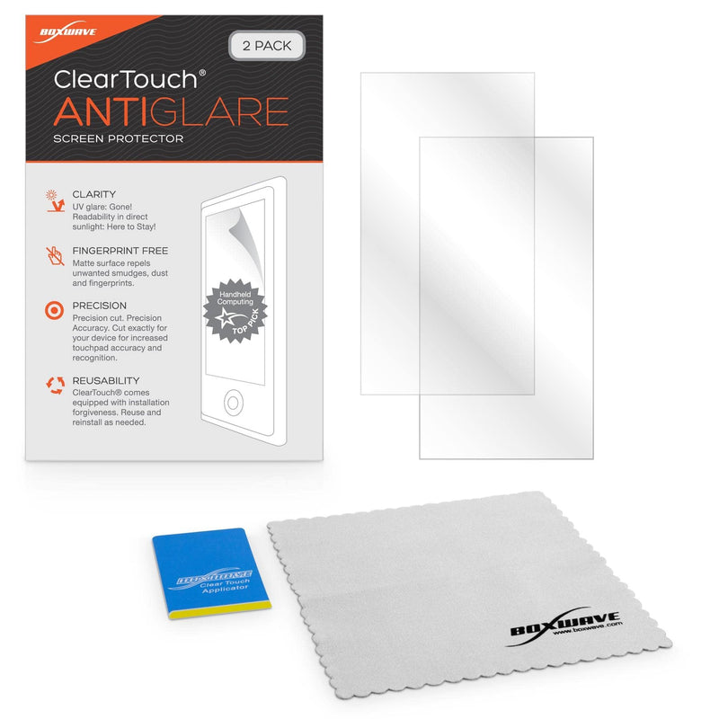 BoxWave Screen Protector Compatible with Sony Walkman NW-A105 (Screen Protector ClearTouch Anti-Glare (2-Pack), Anti-Fingerprint Matte Film Skin ClearTouch Anti-Glare (2-Pack)