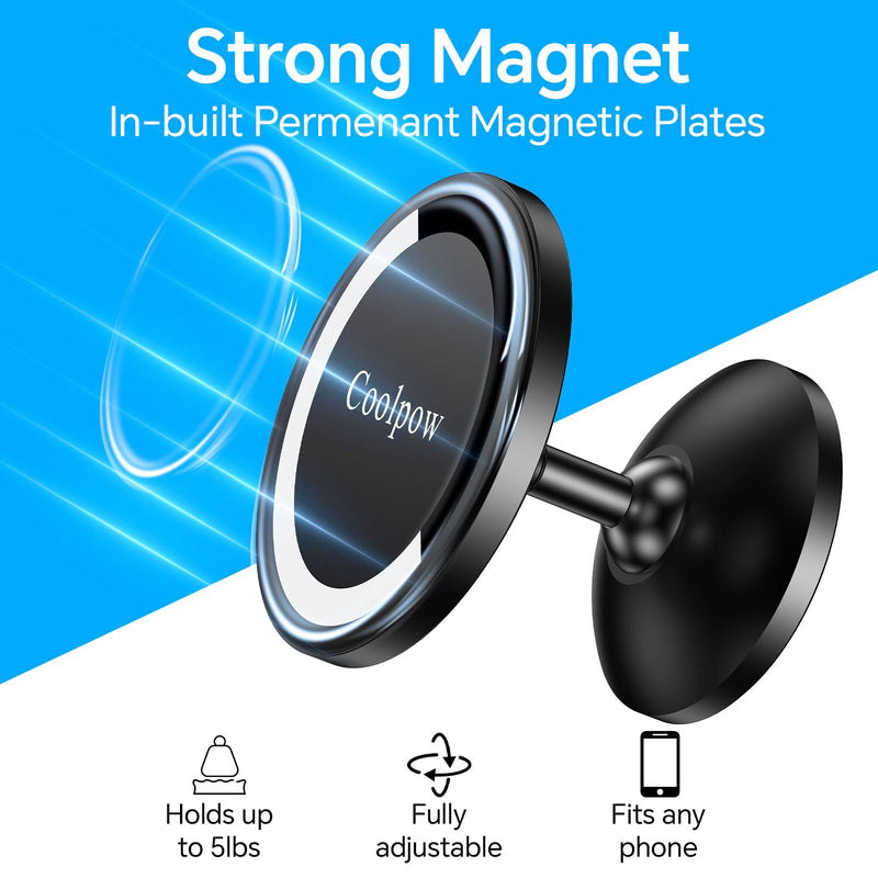 Coolpow Gym Magnetic Phone Holder Mount