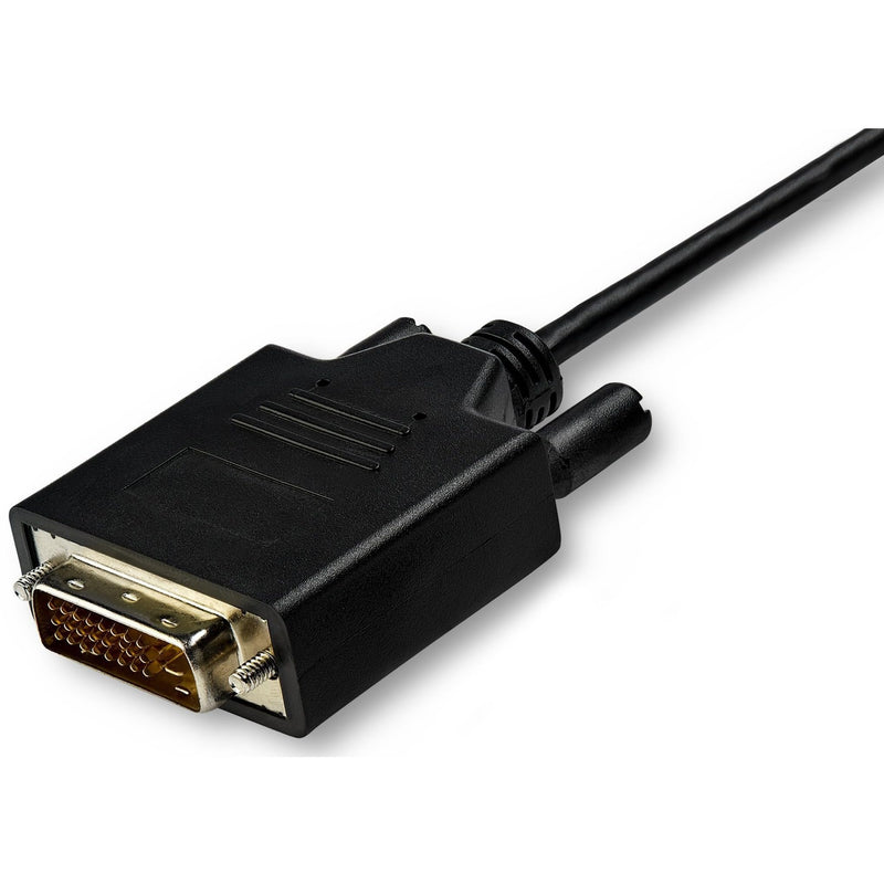StarTech 10ft USB-C to DVI-D Cable, 1920 x 1200, 1080p 60Hz (CDP2DVI3MBNL) | USB-C to DVI-Digital Video Adapter Cable, Single Link, DP Alt Mode HBR2, Thunderbolt 3 Compatible, EDID Pass-Through 9.8 feet