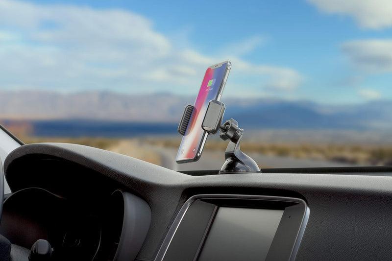Scosche VWDSM2 Car Mount 3-in1 Suction Cup Mount with Vent Clips for Mobile Devices - Window, Dash, Vent Mount, 360 Rotation Window / Vent / Dash