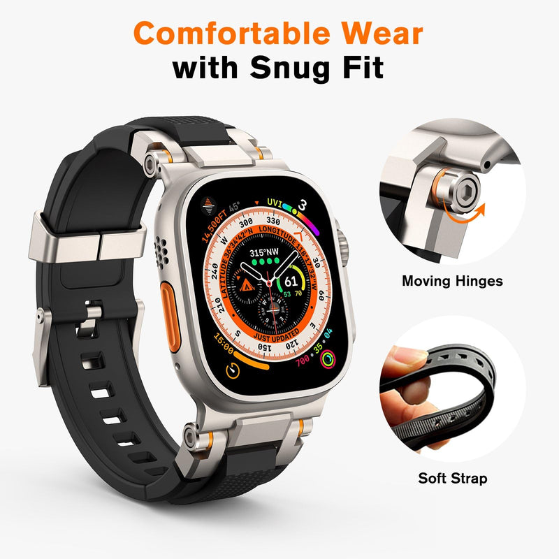 amBand Bands Case for iWatch 49mm Titanium