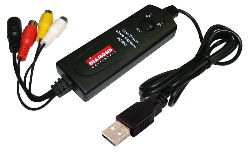 [AUSTRALIA] - Diamond VC500SE One Touch VHS & Camcorder to Digital Video Converter for Windows 11 & 10 PC 